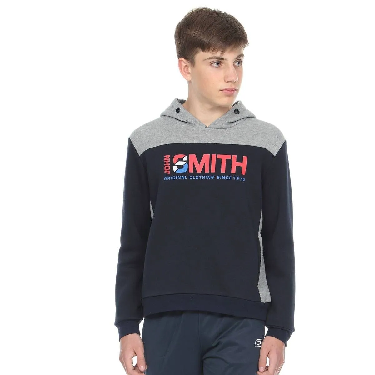 SUDADERA JOHN SMITH CALUMBA MARINO — color Marino