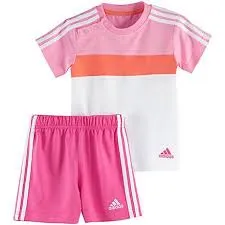 SET ADIDAS BEBÉ ALGODÓN Z30309 — color Único