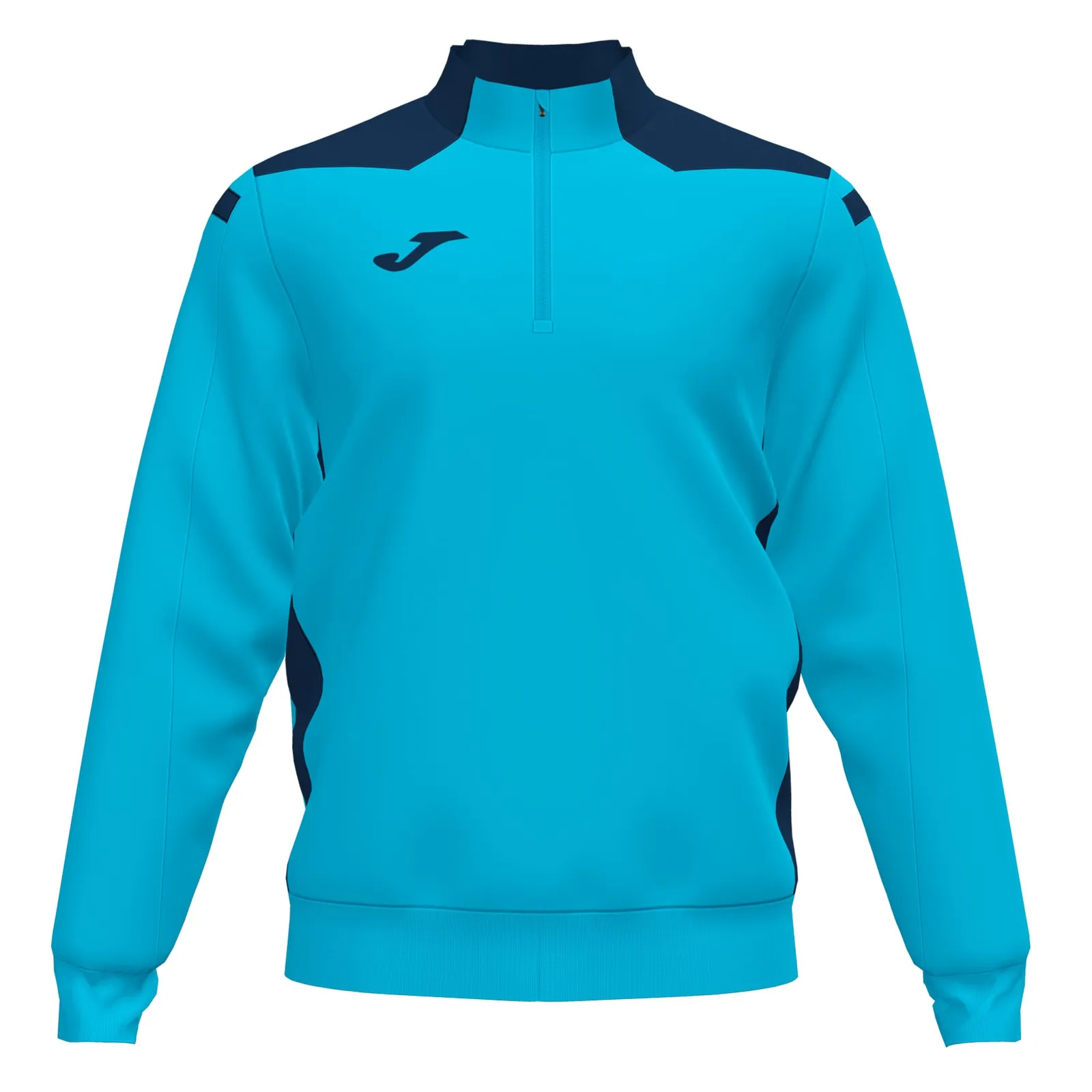 SUDADERA JOMA CHAMPIONSHIP VI FLÚOR TURQUESA JR — color Flúor Turquesa