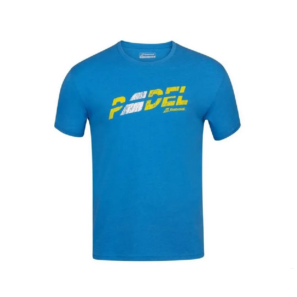 CAMISETA BABOLAT ALGODÓN EXERCISE FLAG 4MS20445 AZUL — color Azul