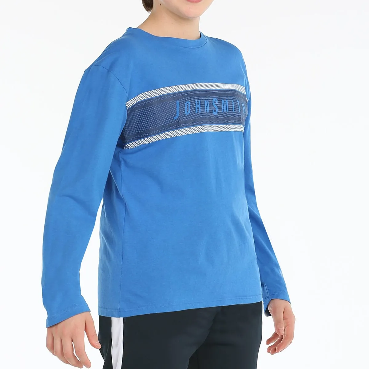 CAMISETA JOHN SMITH MANGA LARGA KUCHIS JR AZUL REAL — color Azul Real