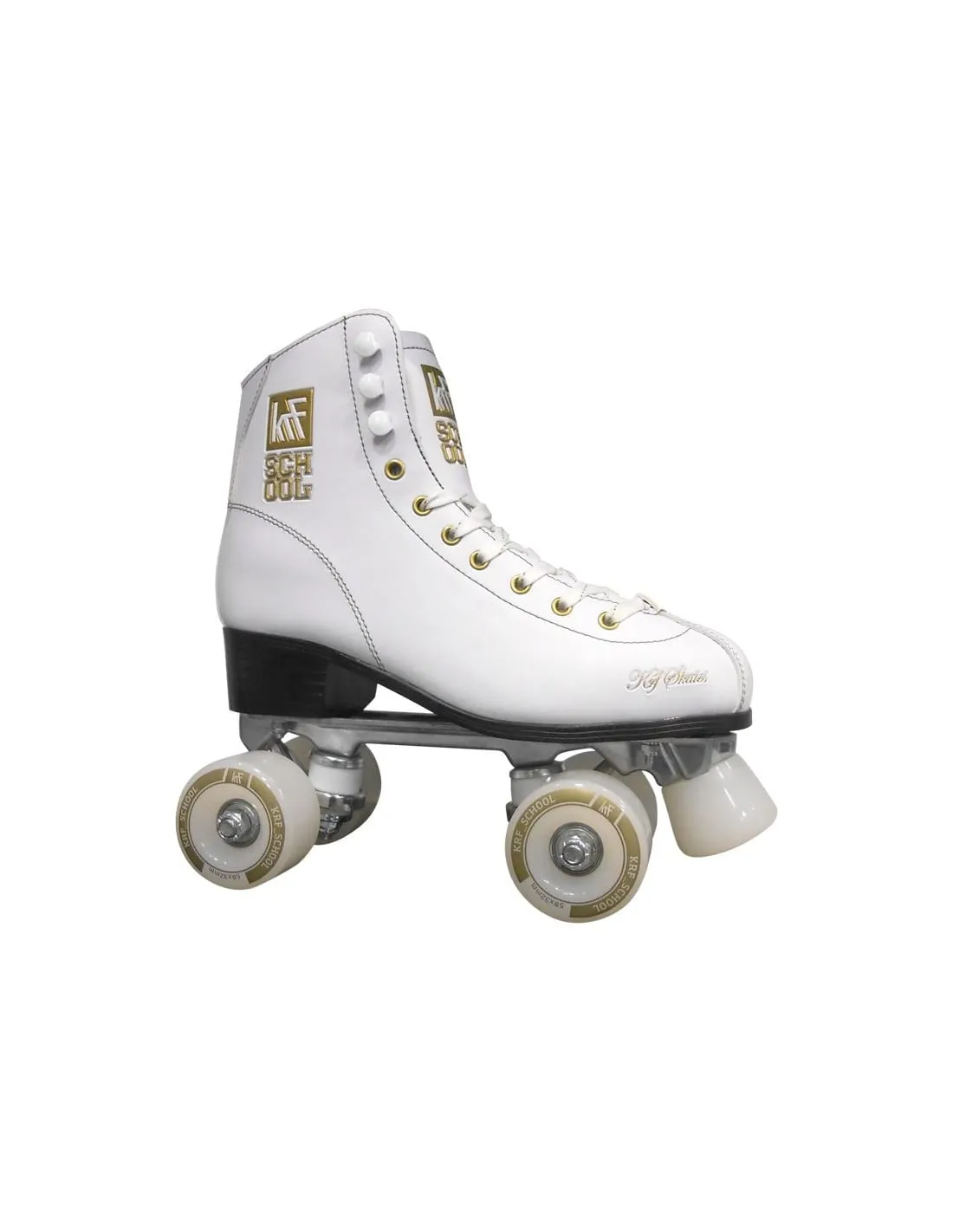 PATÍN 4 RUEDAS NEW SCHOOL PRO ALUMINIO BLANCO KRF — color Blanco