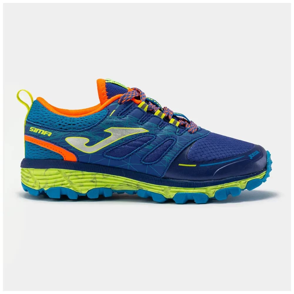ZAPATILLA JOMA SIMA JR 2204 ELECTRIC BLUE ORANGE JSIMAS2204 — color Blue Orange
