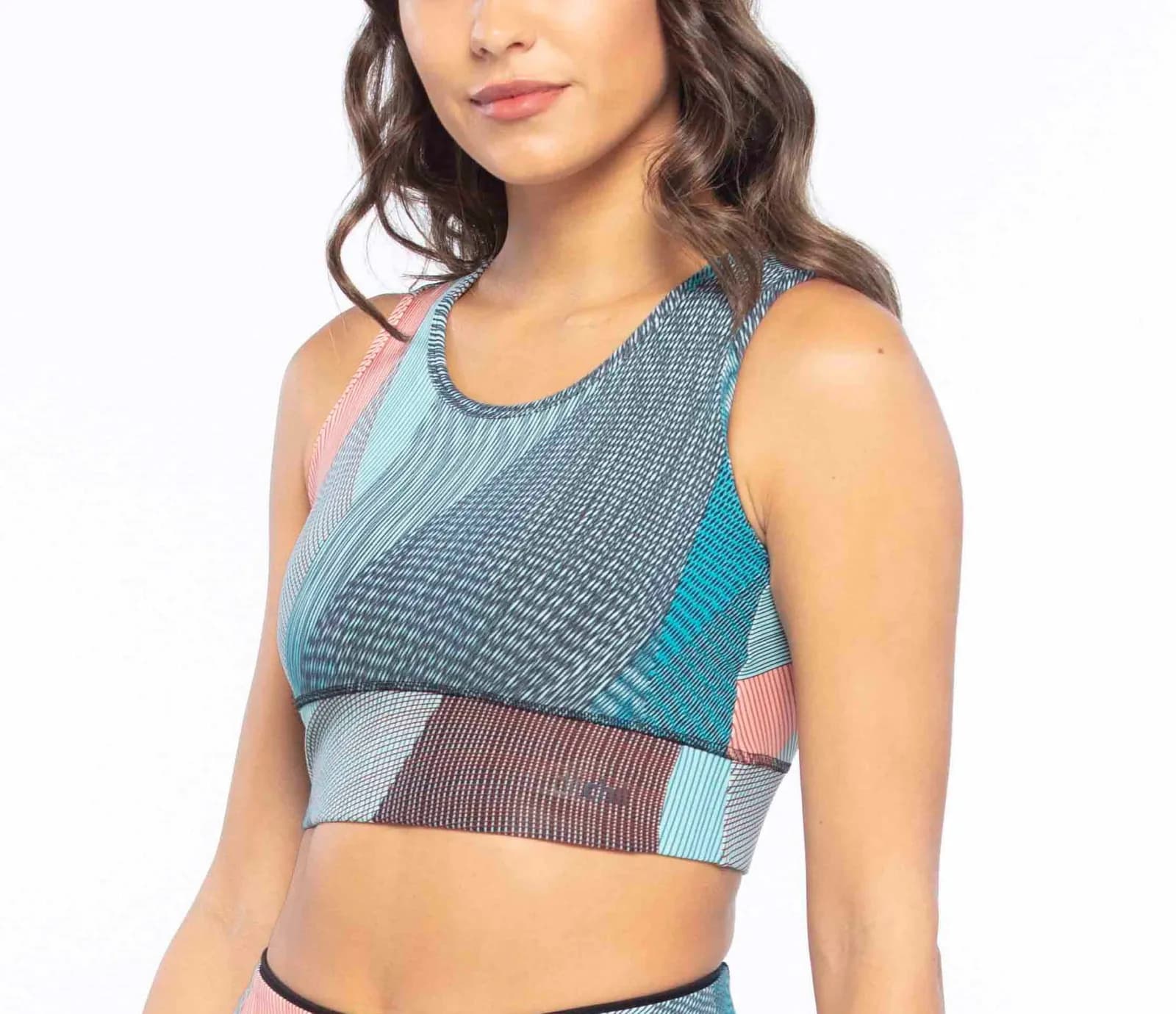 TOP DITCHIL FUN SB3085‑918 VERDE CABERNET RAYAS — color Verde Cabernet