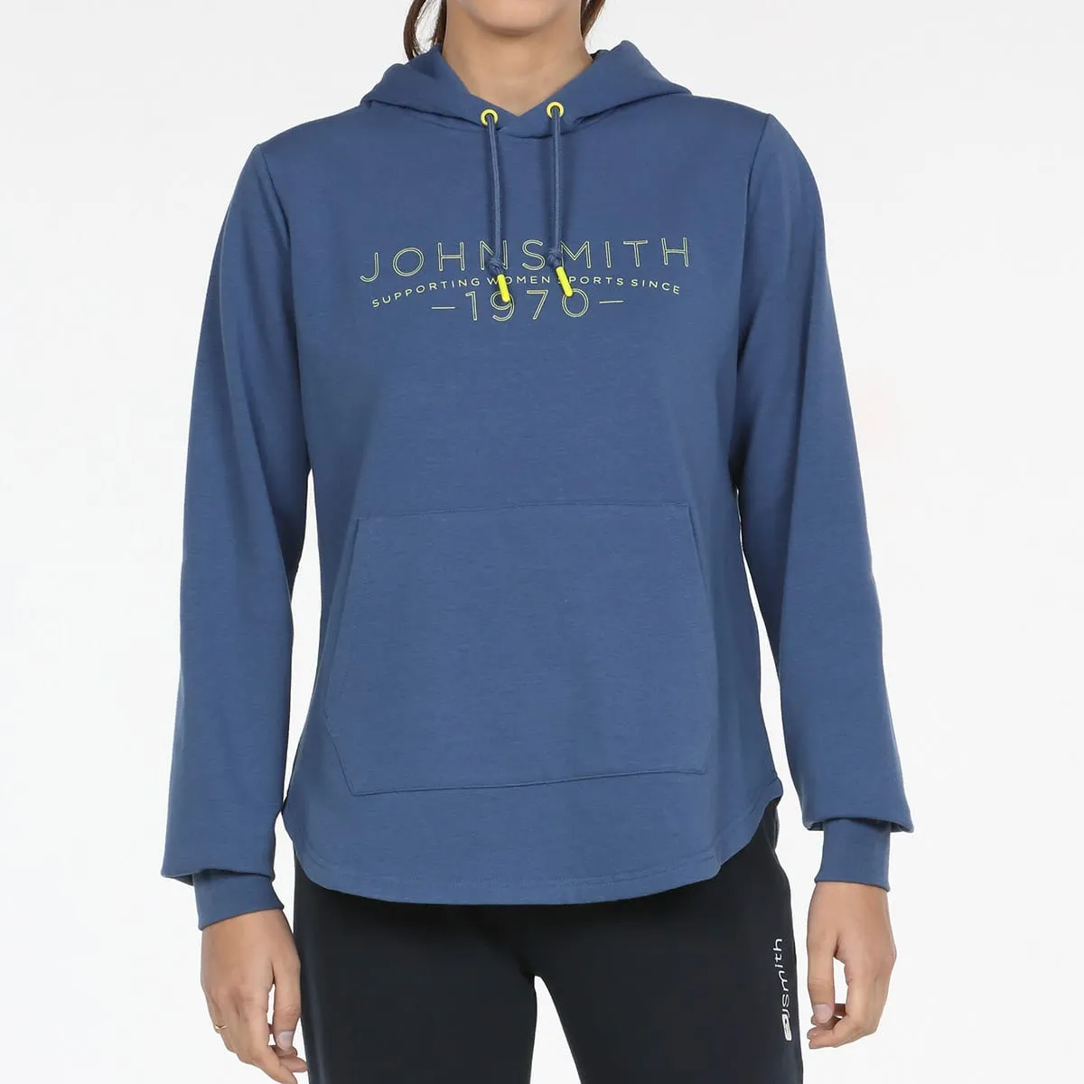 SUDADERA JOHN SMITH LITAR AZUL ABYSS MUJER — color Azul Abyss