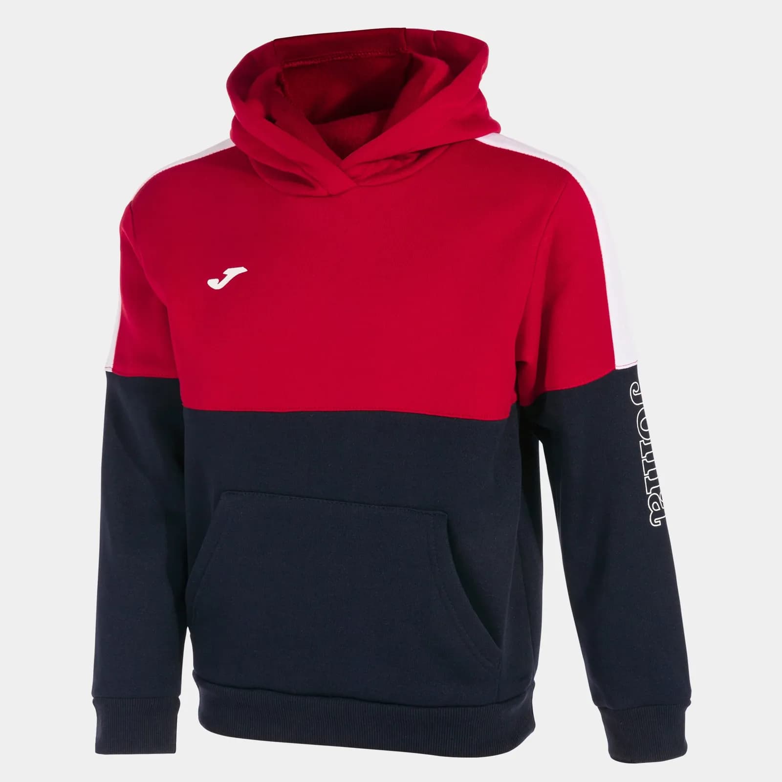 SUDADERA JOMA CON CAPUCHA PART MARINO ROJO 500597.306 — color Marino Rojo