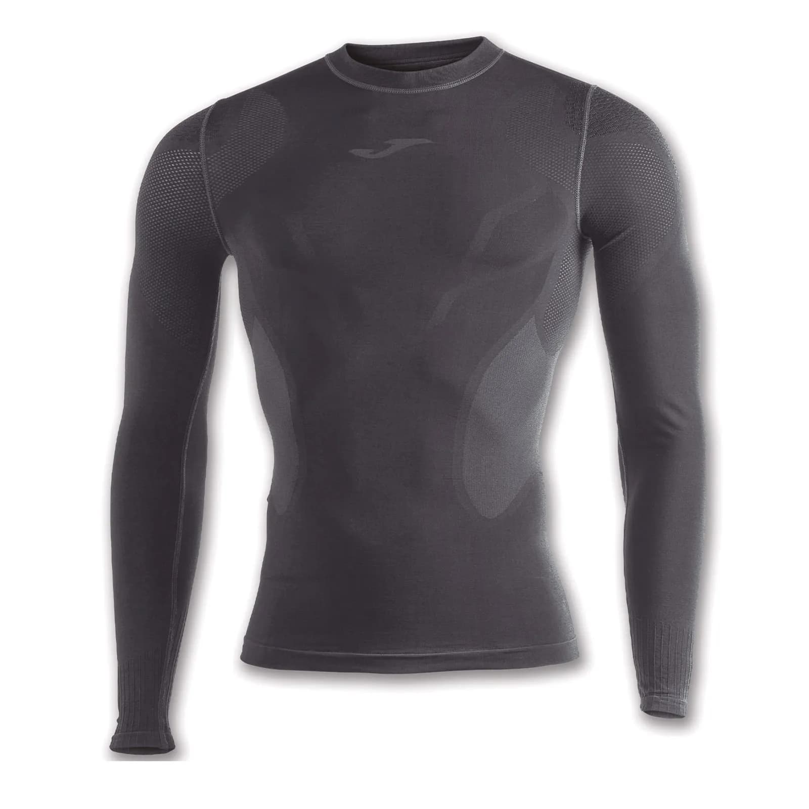 CAMISETA JOMA MANGA LARGA BRAMA NEGRO 103050.100 — color Negro