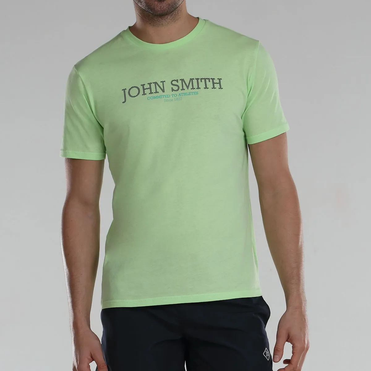 CAMISETA JOHN SMITH EFEBO VERDE MANZANA — color Verde Manzana