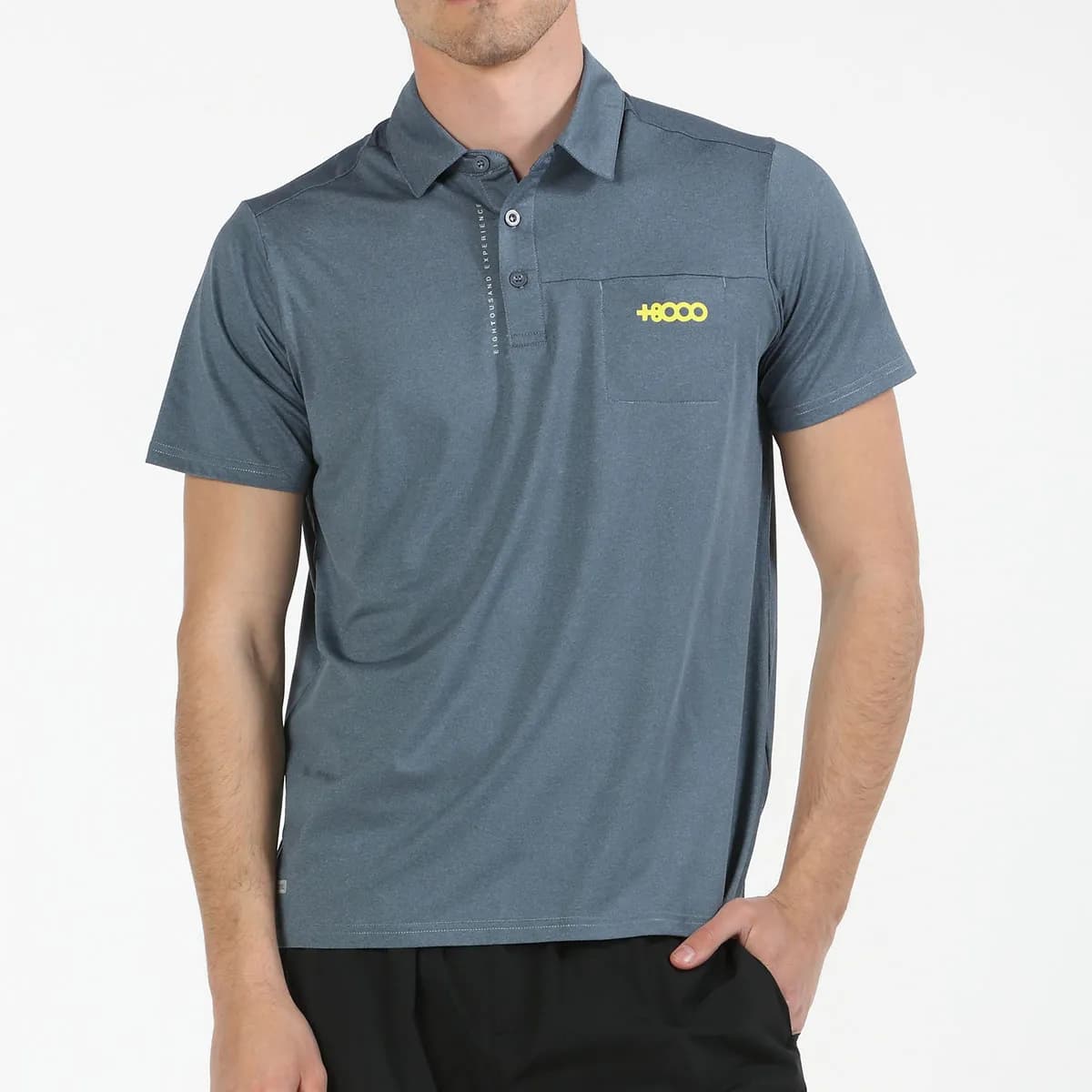 POLO +8000 DOMINIX HOMBRE DEPORTIVO TRANSPIRABLE — color Único