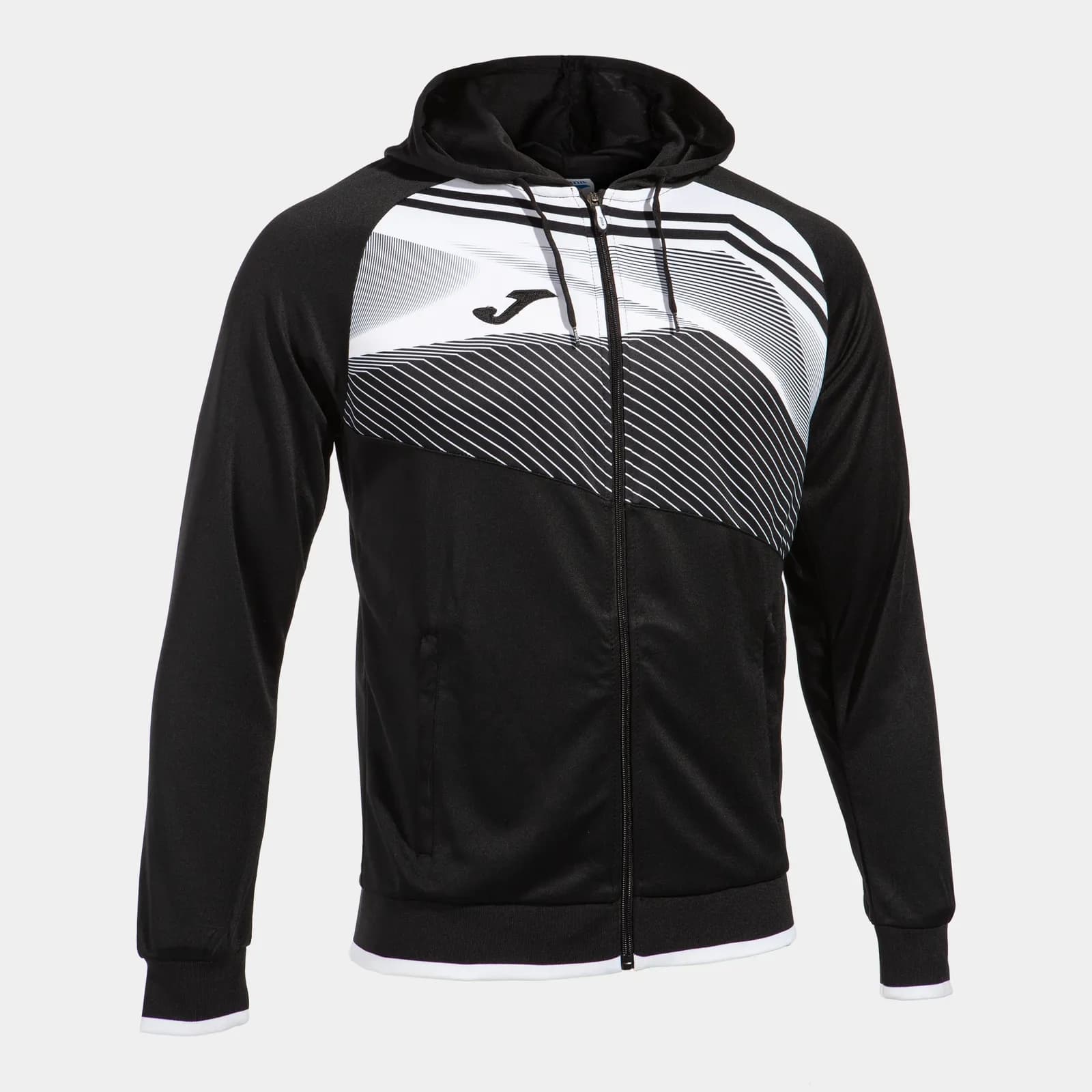 CHAQUETA JOMA CAPUCHA SUPERNOVA II NEGRO-BLANCO 101605.102