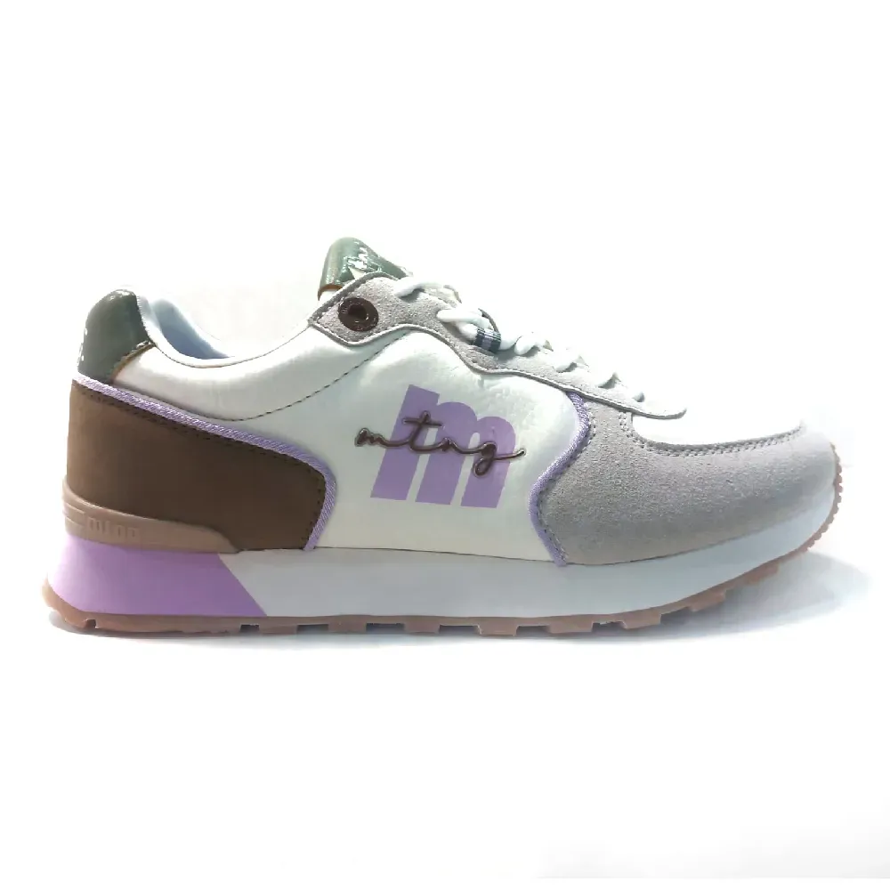 ZAPATILLAS MUSTANG SEÑORA C54700 SUEDE 2 OFF WHITE — color White