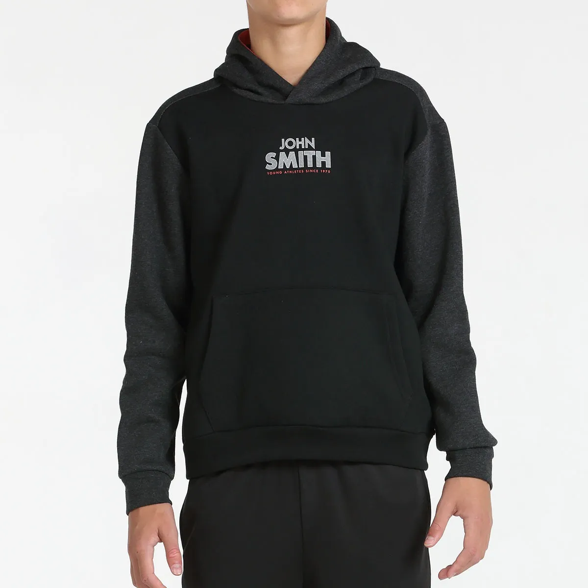 SUDADERA JOHN SMITH BITAS NEGRO JR — color Negro