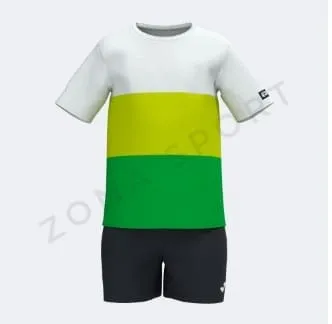 SET JOMA KIDS CAMP GREEN WHITE 500736.433 — color Green White