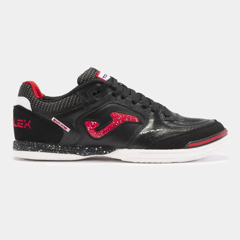 ZAPATILLAS JOMA TOP FLEX 2401 NEGRO ROJO INDOOR — color Negro Rojo