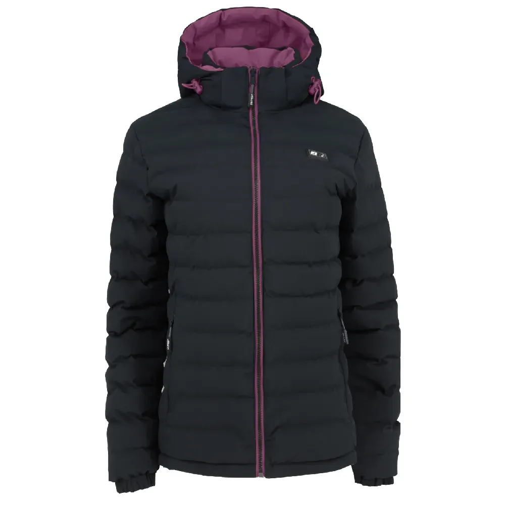 ANORAK JOLUVI HEAT DUO W 237240 REVERSIBLE ORQUÍDEA NEGRO — color Negro