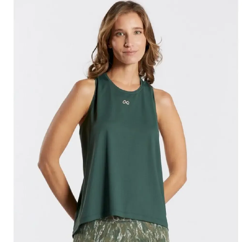 CAMISETA DITCHIL TIRANTE TANK RESOLVE VERDE BOSQUE — color Verde Bosque