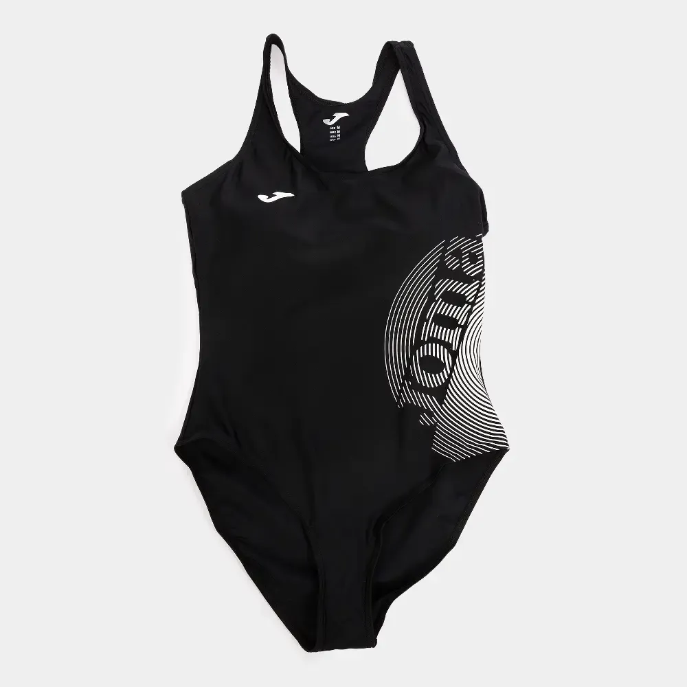 BAÑADOR JOMA LAKE II NEGRO‑BLANCO 900917.102 NIÑA — color Negro Blanco