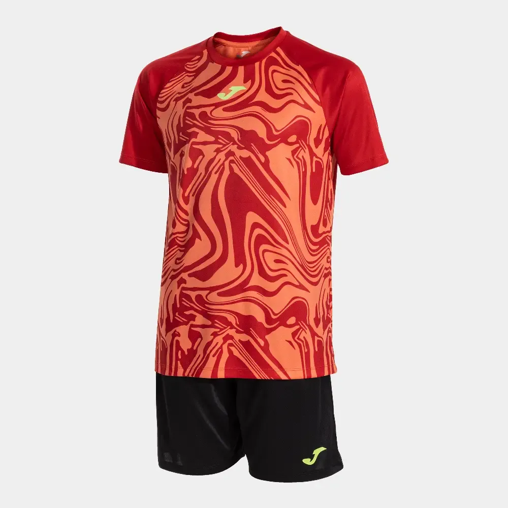 SET JOMA CAMP CORAL JR NEGRO 500794.991 — color Coral