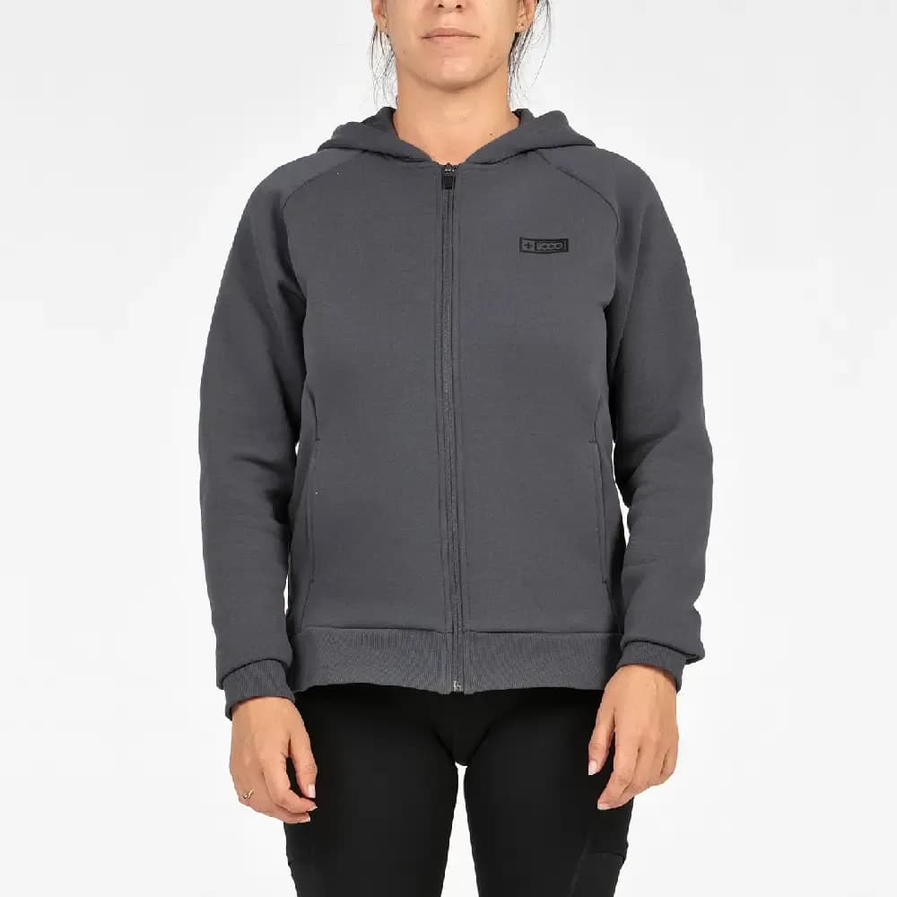 SUDADERA +8000 ELPIDA GRIS MUJER — color Gris Mujer