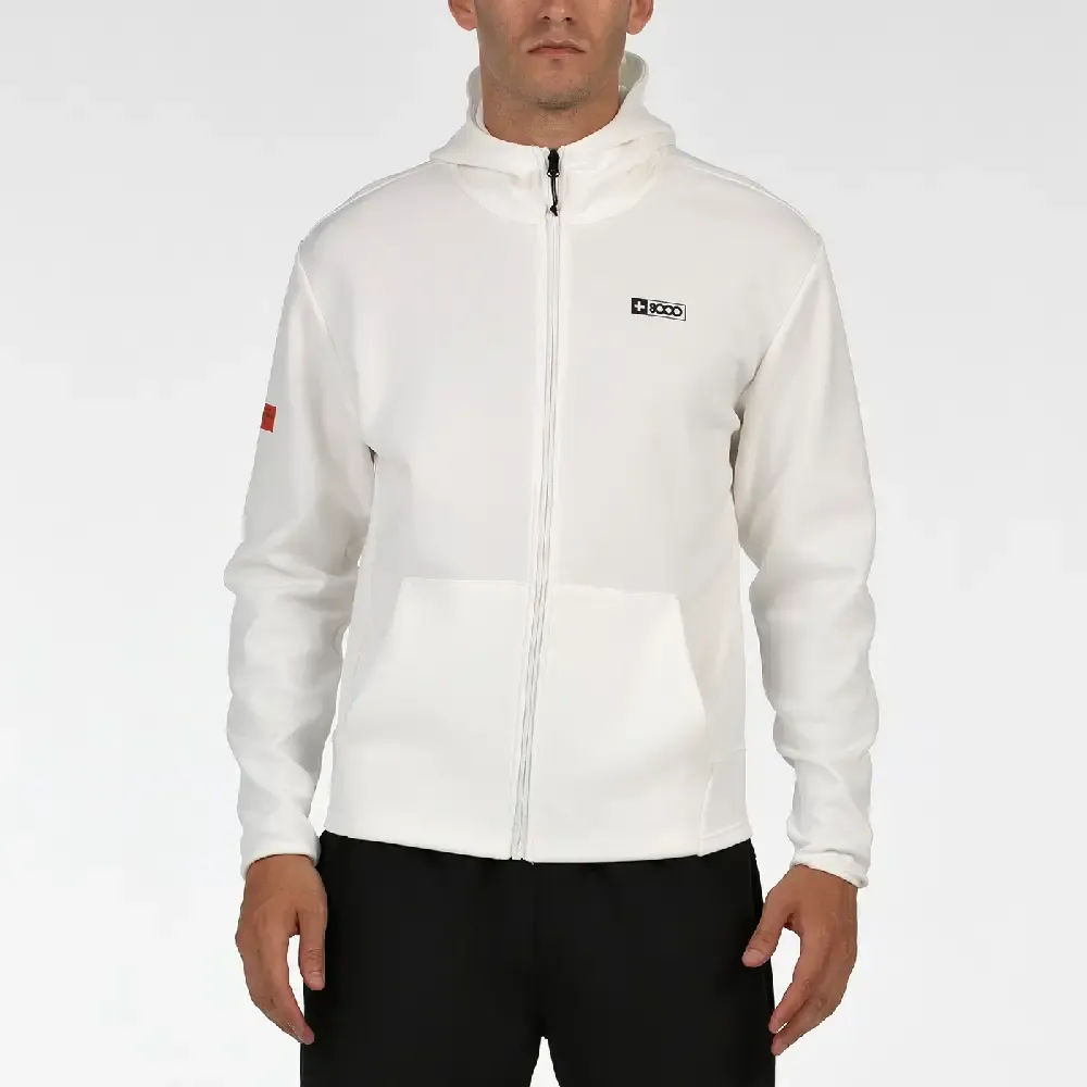 SUDADERA +8000 ELUIR BLANCO MUJER