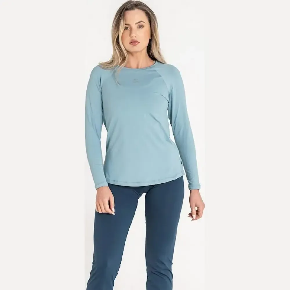 CAMISETA LYCRA DITCHIL SLEEVE DIVA AZUL — color Azul