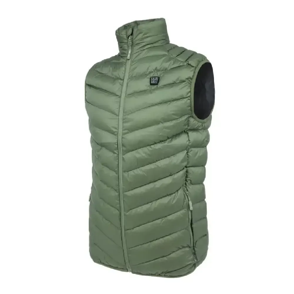 CHALECO JOLUVI CALEFACTABLE VERDE OLIVA — color Verde Oliva