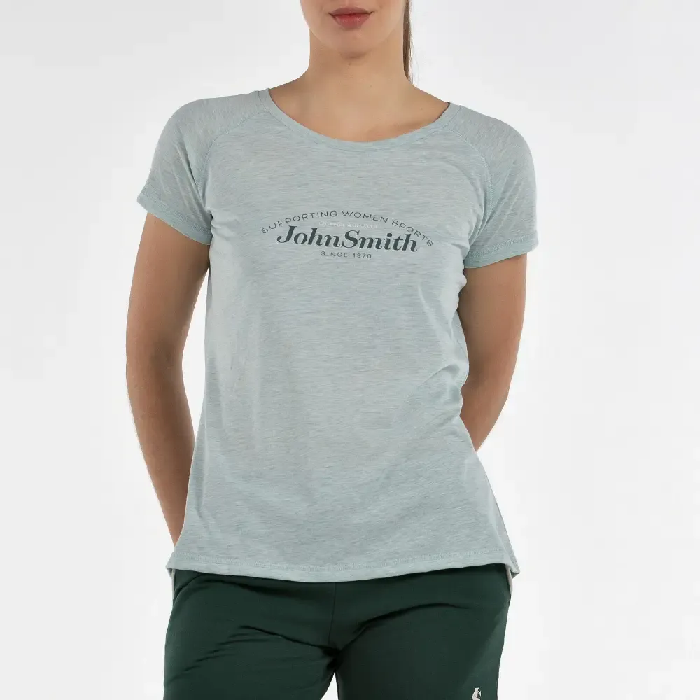 CAMISETA SEÑORA JOHN SMITH KOIT VERDE VIGORÉ — color Verde Vigoré