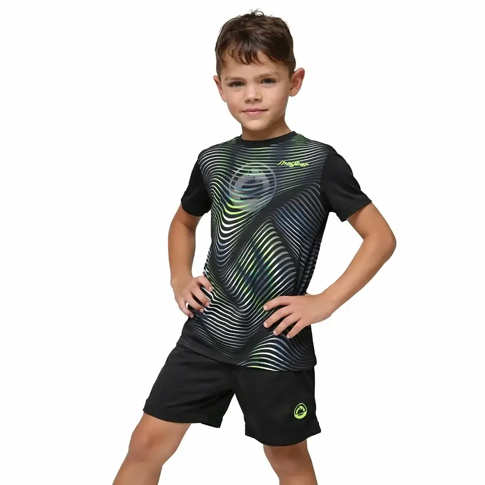 SET DE NIÑO JHAYBER JR DN23115 SMASH BLACK — color Black