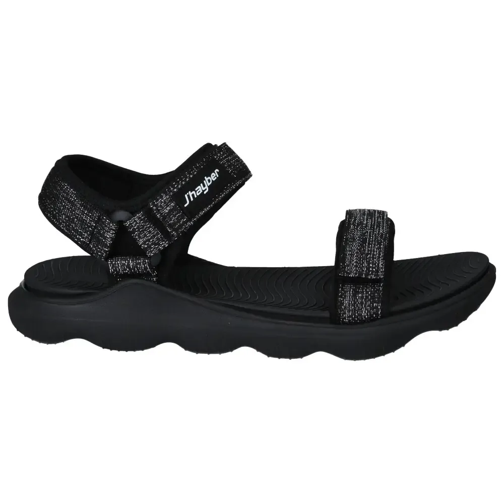 SANDALIAS JHAYBER MUJER SELVA NEGRO ZS51391-200 — color Negro