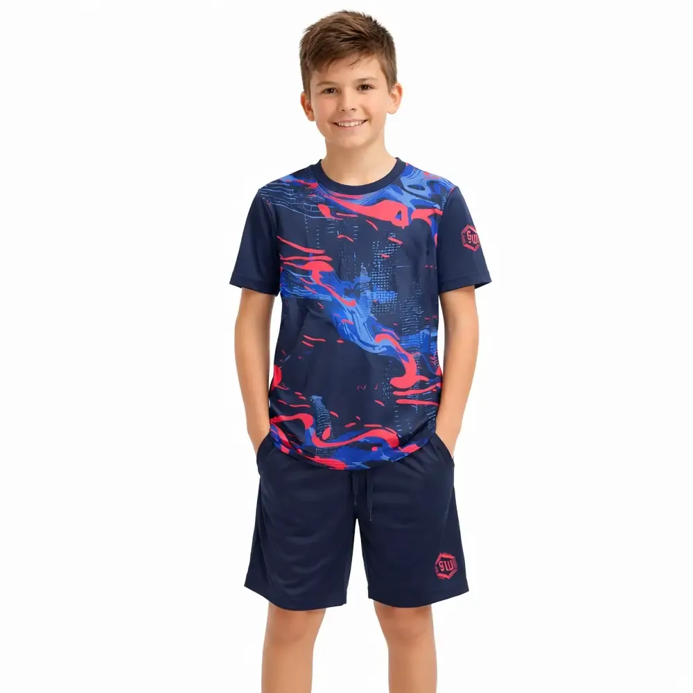 SET JUNIOR POLYESTER GOWIN NACHEZ MARINO — color Marino
