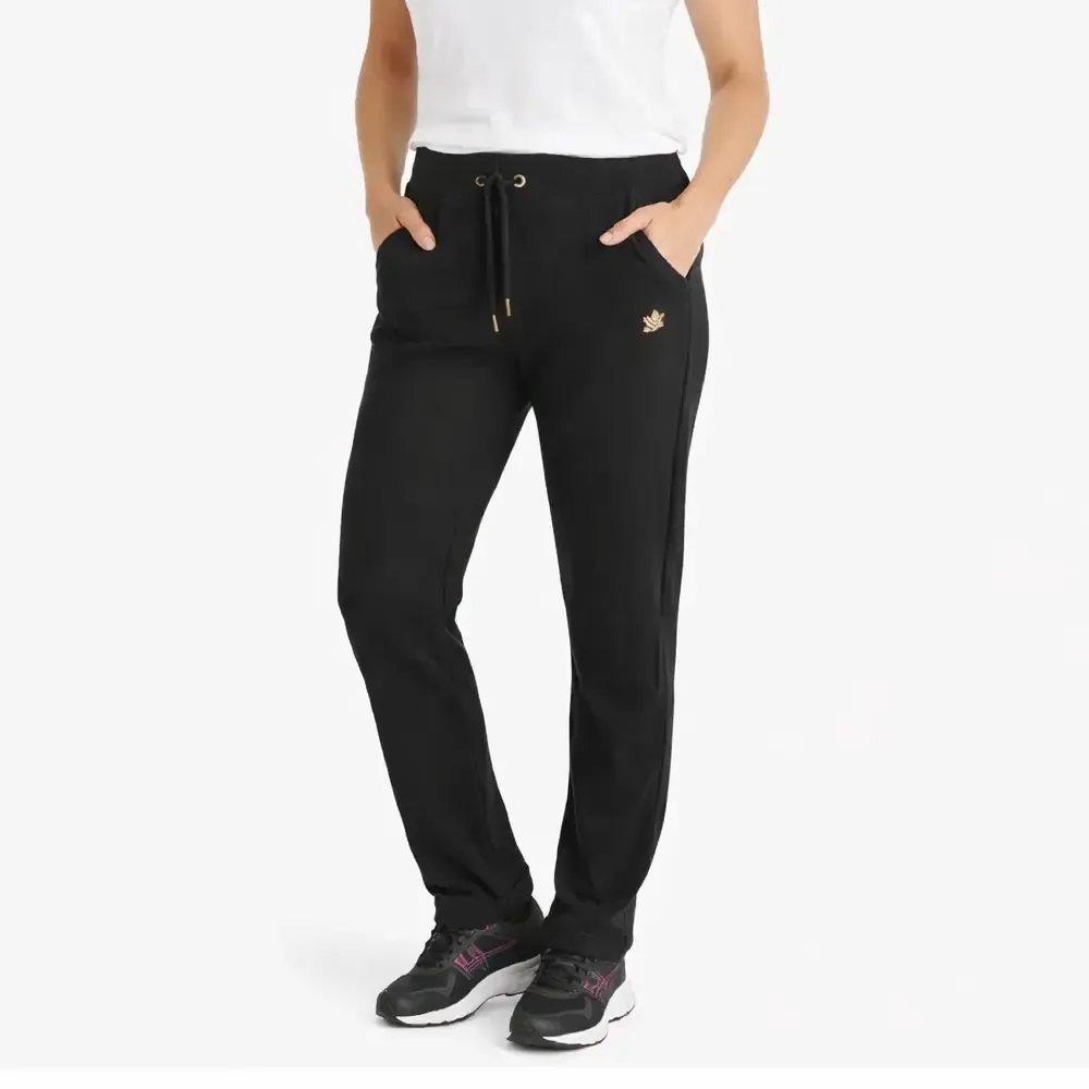 PANTALÓN ALGODÓN SEÑORA LUANVI NEGRO — color Negro