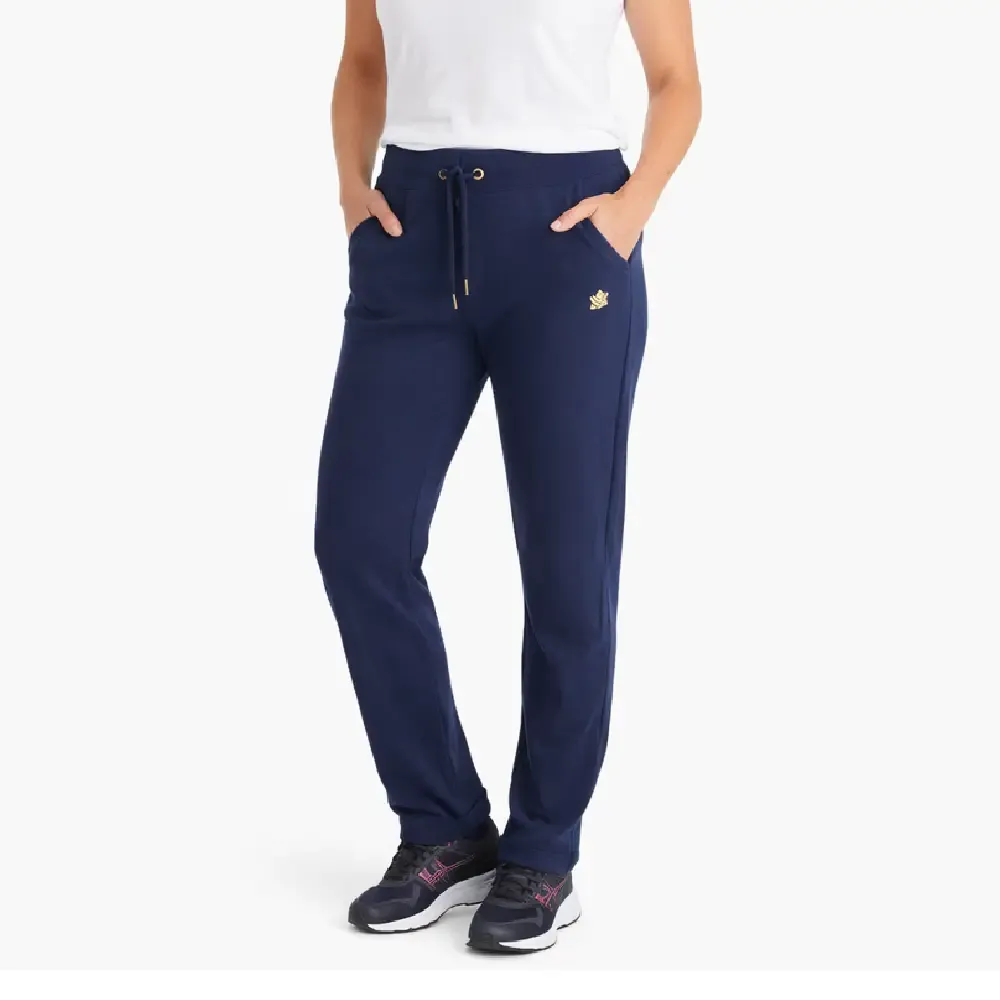 PANTALÓN ALGODÓN SEÑORA LUANVI AZUL — color Azul