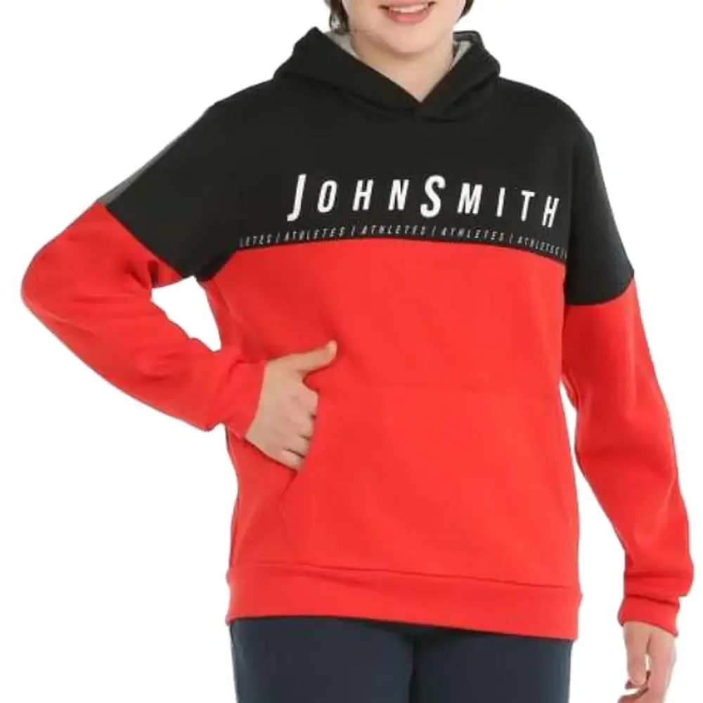 SUDADERA JOHN SMITH JR KALMUKO NEGRO ROJO — color Negro Rojo
