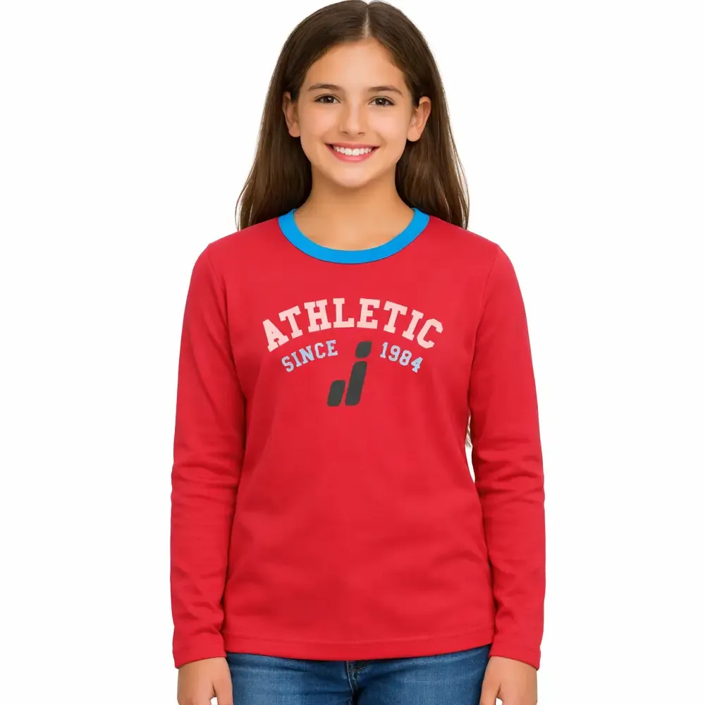 CAMISETA JOLUVI ATHLETIC NIÑA FUCSIA — color Fucsia