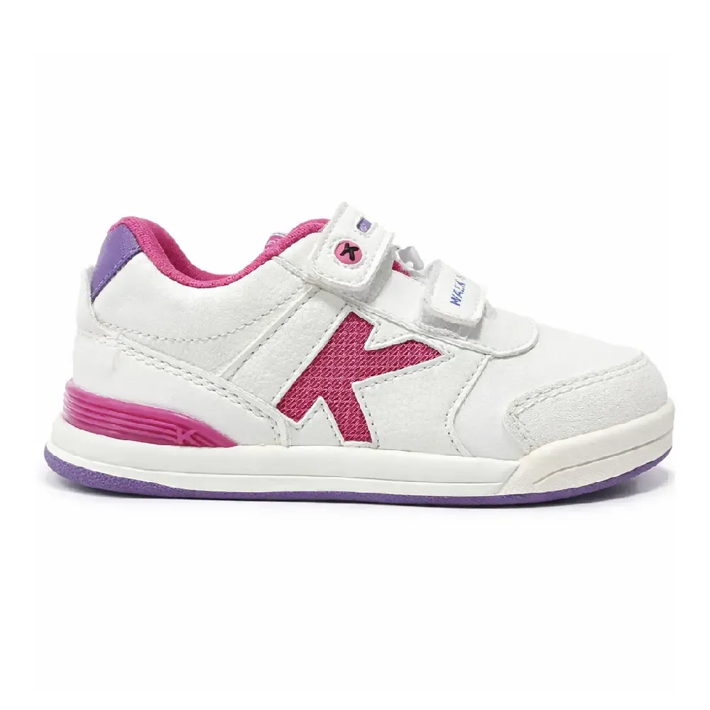 ZAPATILLAS KELME BEBÉ CASUAL COLE BLANCO ROSA NIÑA — color Blanco Rosa
