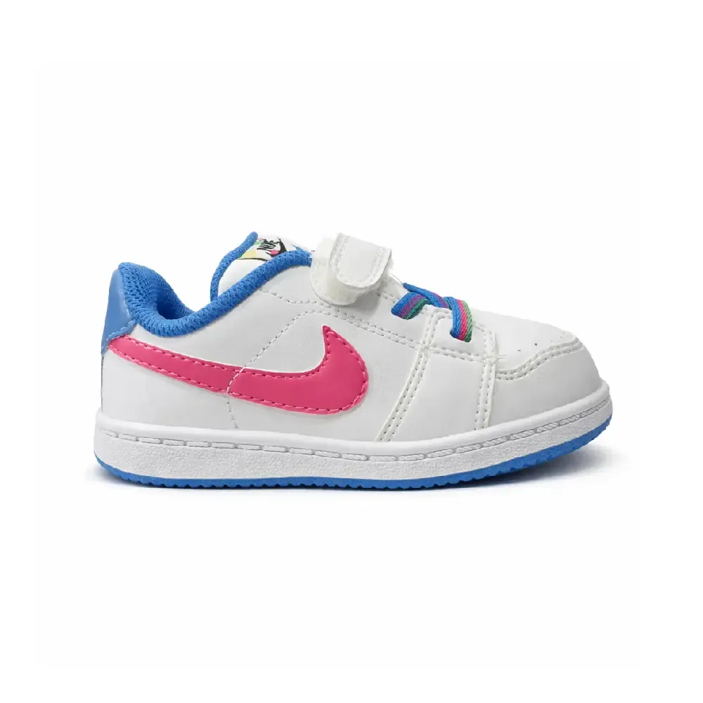ZAPATILLAS BEBÉ NIÑA NIKE BACKBOARD BLANCO ROSA — color Blanco Rosa