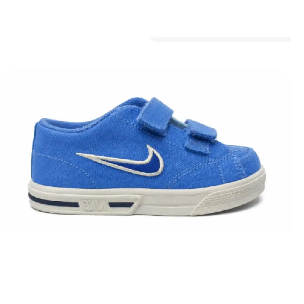 ZAPATILLA LONA NIÑO BEBÉ AZUL NIKE VELCRO — color Azul Nike
