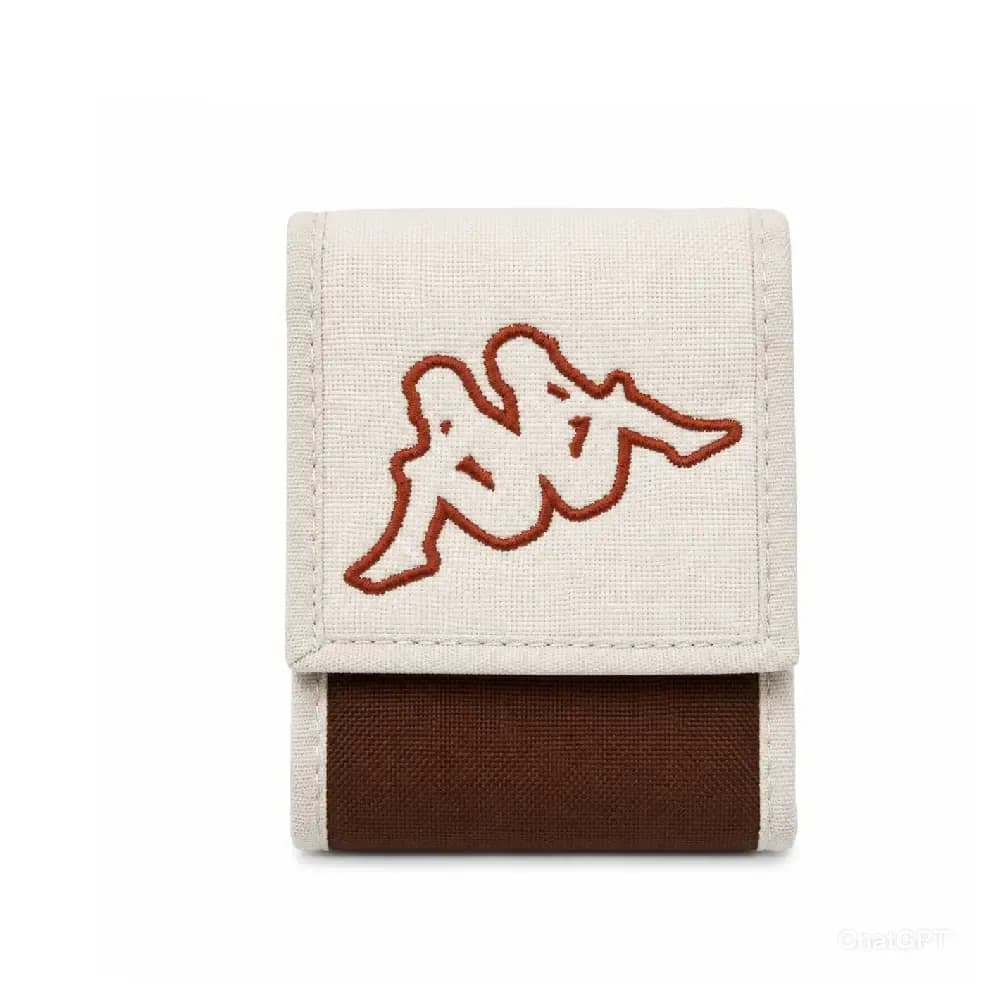 BILLETERO KAPPA MARRÓN BEIG LOGO — color Marrón
