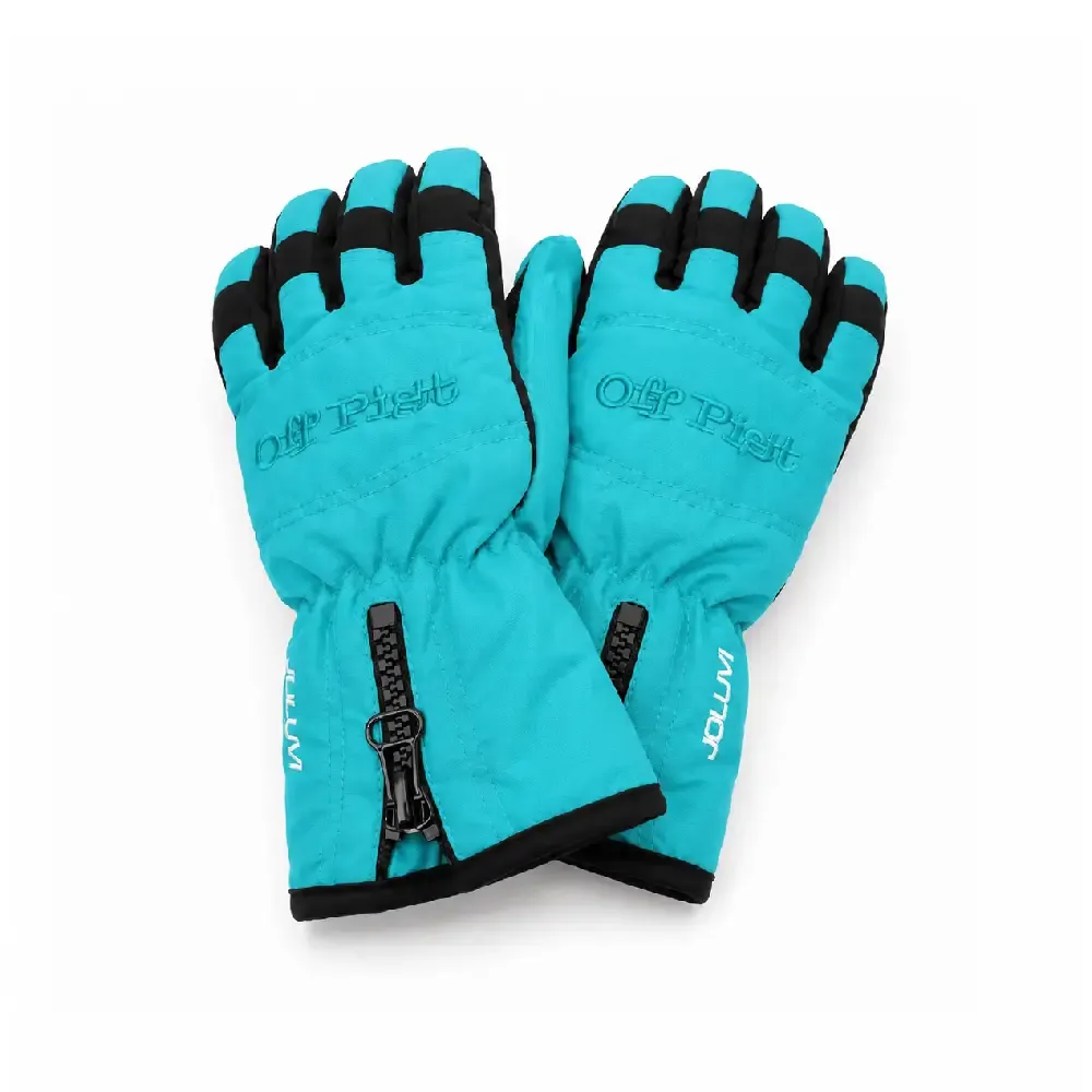 GUANTE NIEVE JOLUVI JUNIOR TURQUESA — color Turquesa