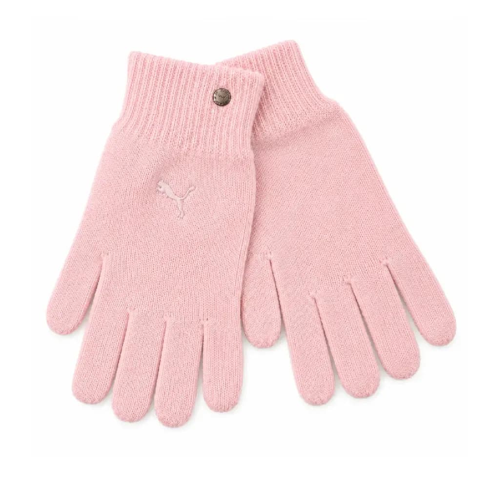 GUANTE PUMA MUJER HILO ROSA LOGO — color Rosa Logo