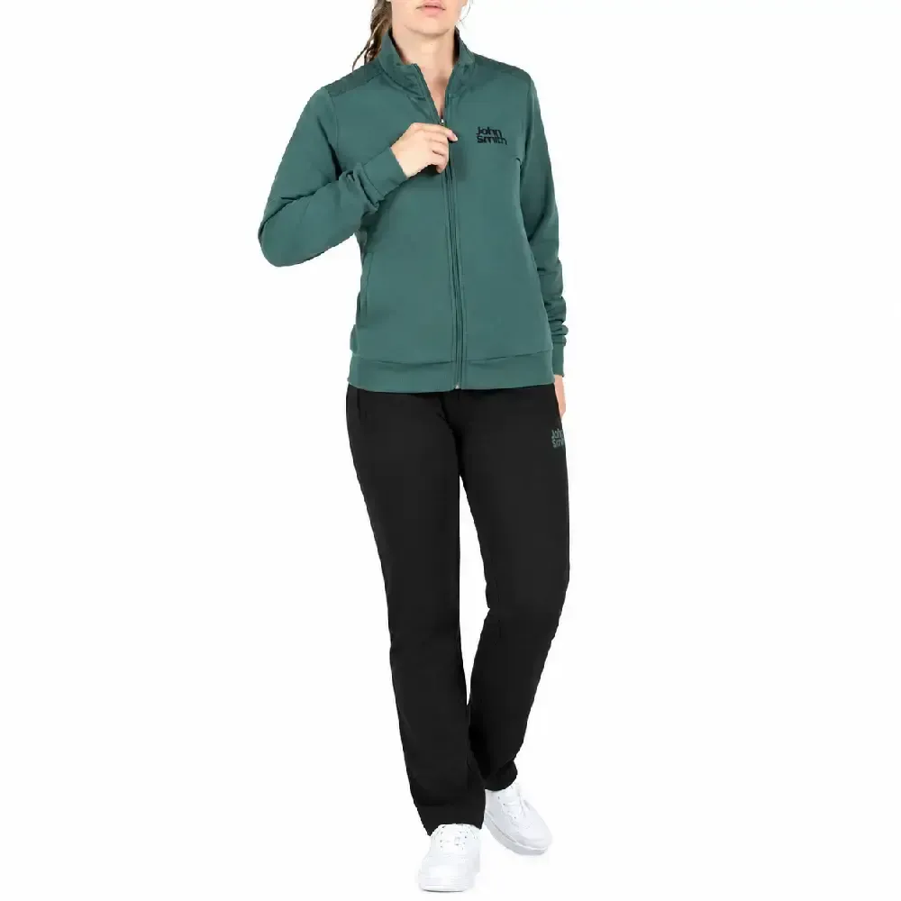 CHANDAL MUJER JOHN SMITH HATYSA VERDE| ROPA DEPORTIVA FITNESS Y ENTRENAMIENTO — color Verde