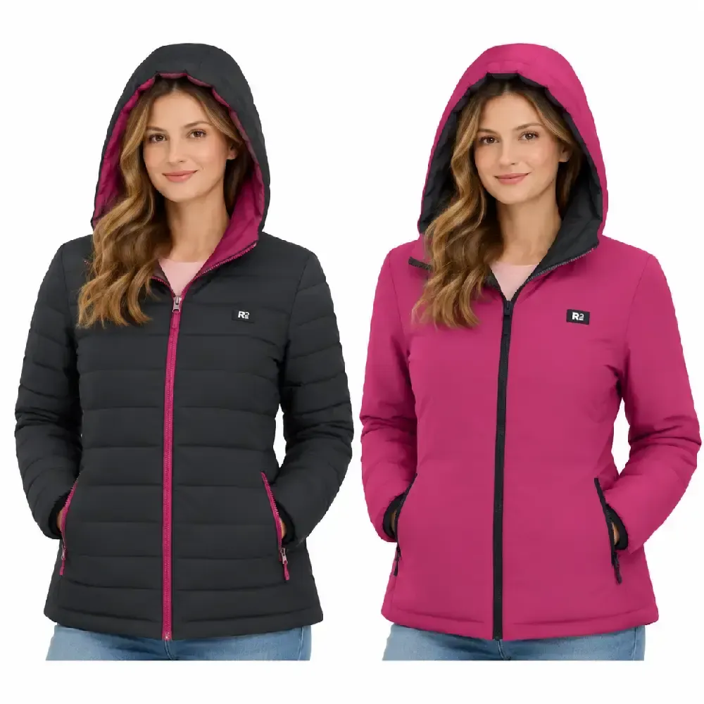 ANORAK JOLUVI HEAT DUO W 237240 REVERSIBLE ORQUÍDEA NEGRO — color Negro