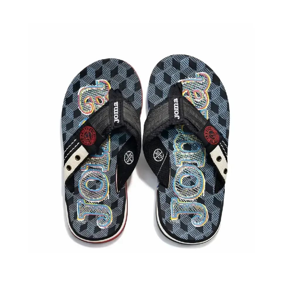 CHANCLAS JOHN SMITH JR NEGRA DEDO P | LIGERAS CÓMODAS VERANO PISCINA PLAYA NIÑO — color Negro