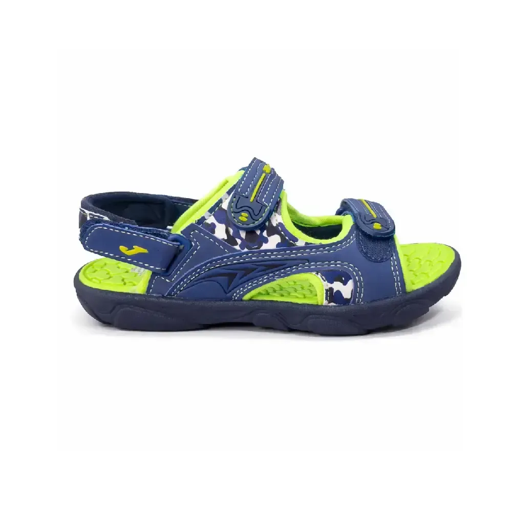 SANDALIA JOMA NIÑO OCEAN ROYAL FLÚOR | GOMA LIGERA CÓMODA VERANO PLAYA PISCINA — color Azul