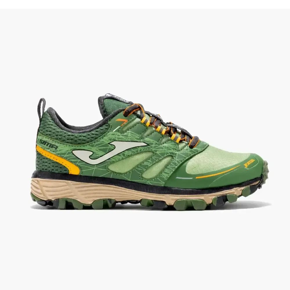 ZAPATILLA JOMA SIMA JR 2523 GREEN JSIMAS2523 | ZAPATILLAS TRAIL RUNNING NIÑO — color Verde