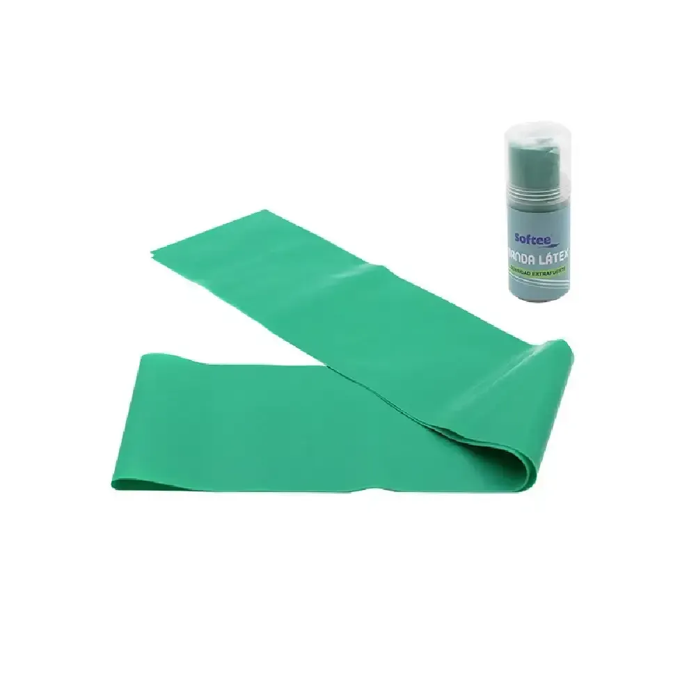 BANDA DE LÁTEX SOFTEE EXTRAFUERTE 1,5 MTS | RESISTENCIA ENTRENAMIENTO FUNCIONAL — color Verde