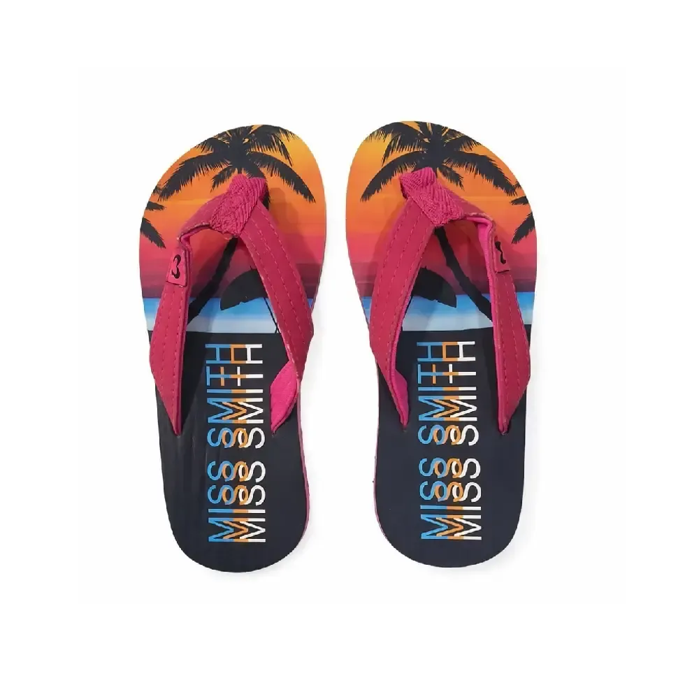 CHANCLAS JOHN SMITH NIÑA PALMERAS ROSAS | LIGERAS CÓMODAS VERANO PISCINA PLAYA — color Único