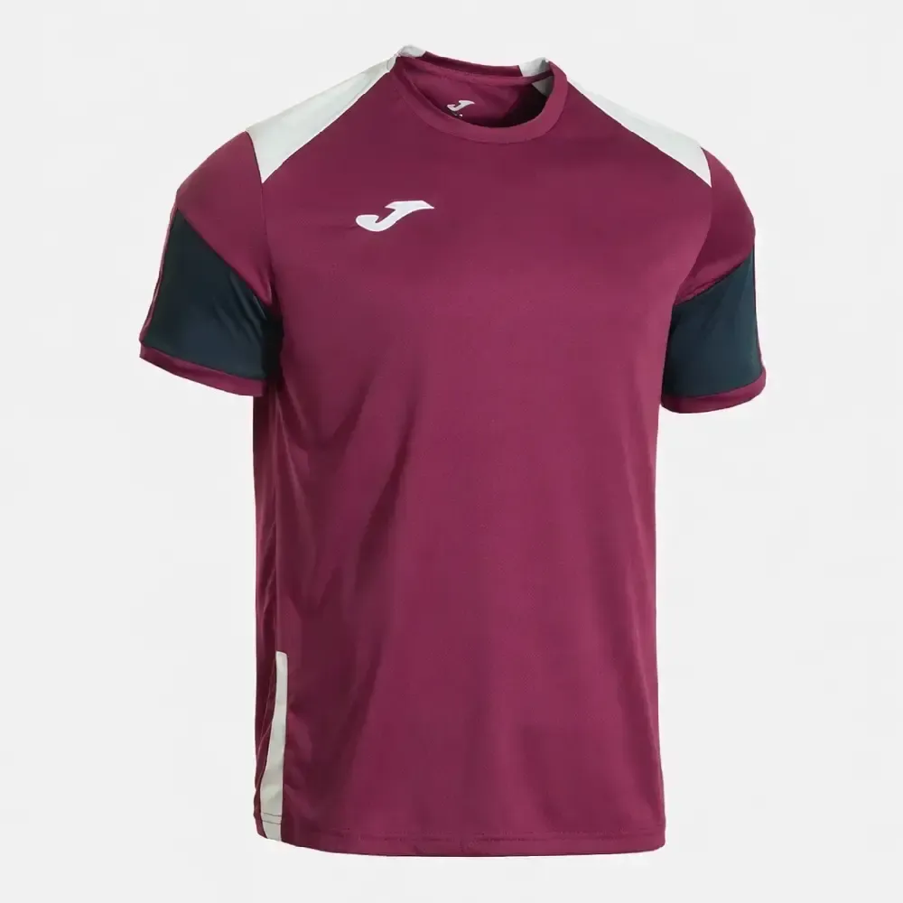 CAMISETA JOMA DANUBIO IV VINO DARK NAVY 104209.653 | MANGA CORTA ENTRENAMIENTO — color Lila