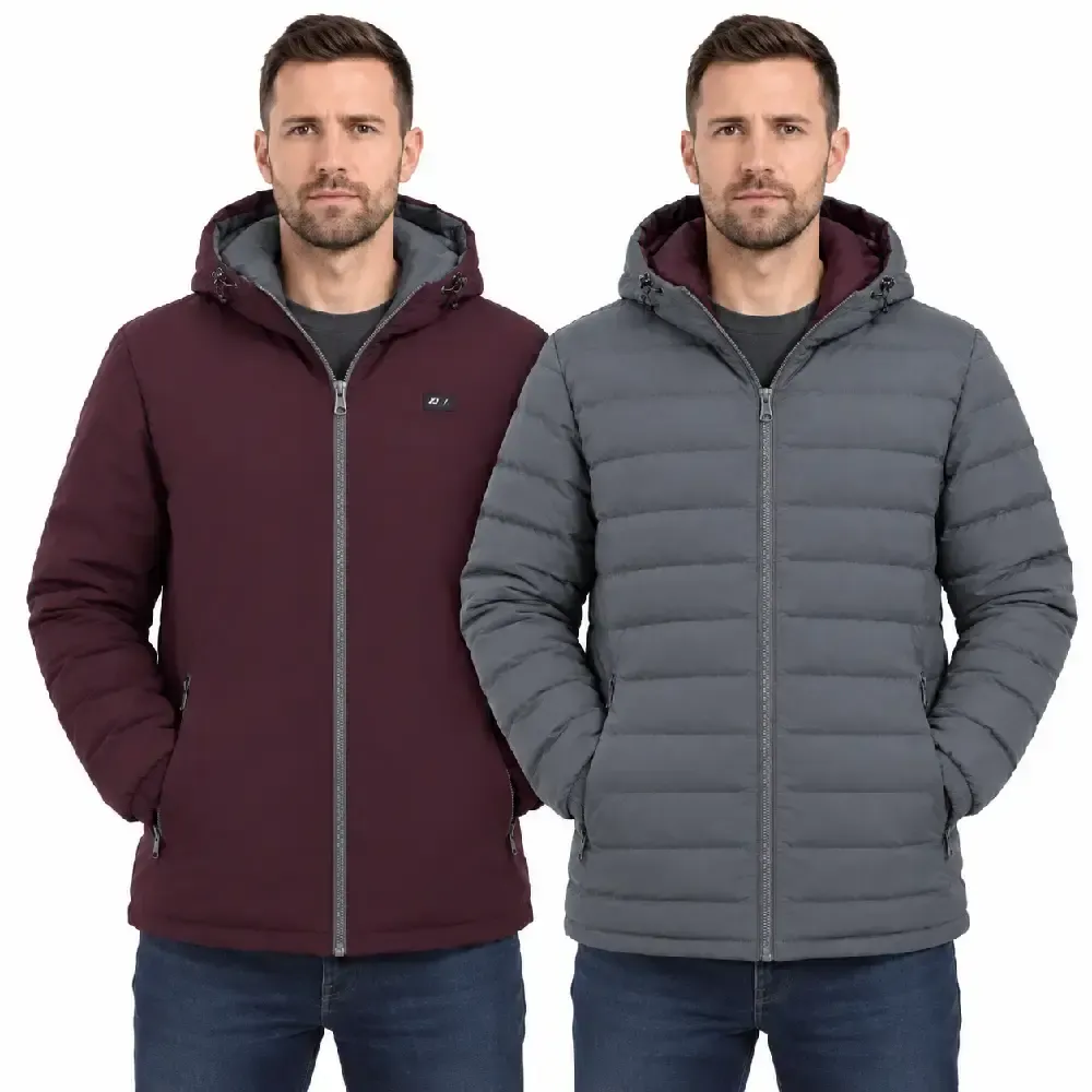 ANORAK JOLUVI HEAT DUO VINO ANTRACITA 237238 REVERSIBLE — color Único
