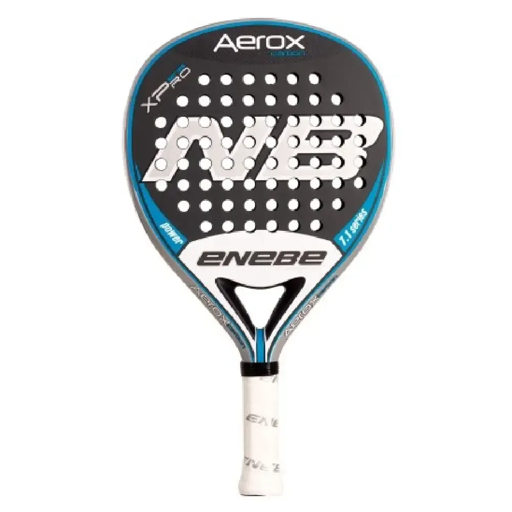 PALA DE PÁDEL ENEBE AEROX 7.1 V.2 | POTENCIA CONTROL CARBONO ALTO RENDIMIENTO — color Negro